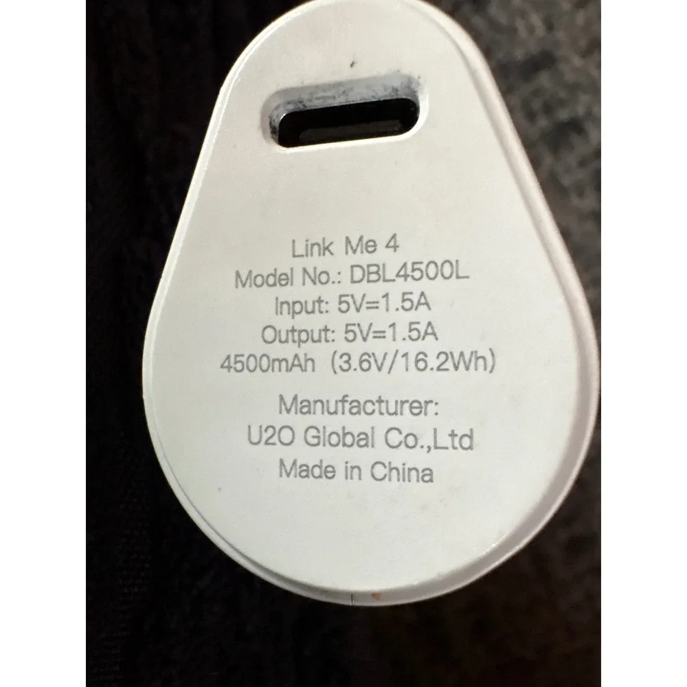 iWALK‎ Link Me 4 Portable Charger 4500mAh White iPhone Power Bank DBL4500L